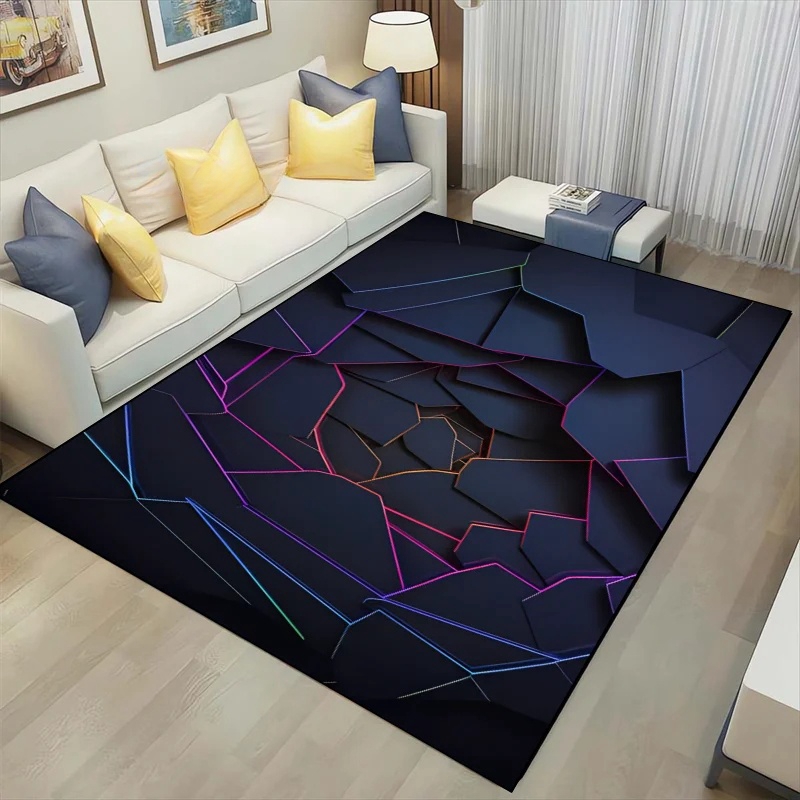 3D Geometric Carpet Neon Light - Outdoor Sport Live recension och pris