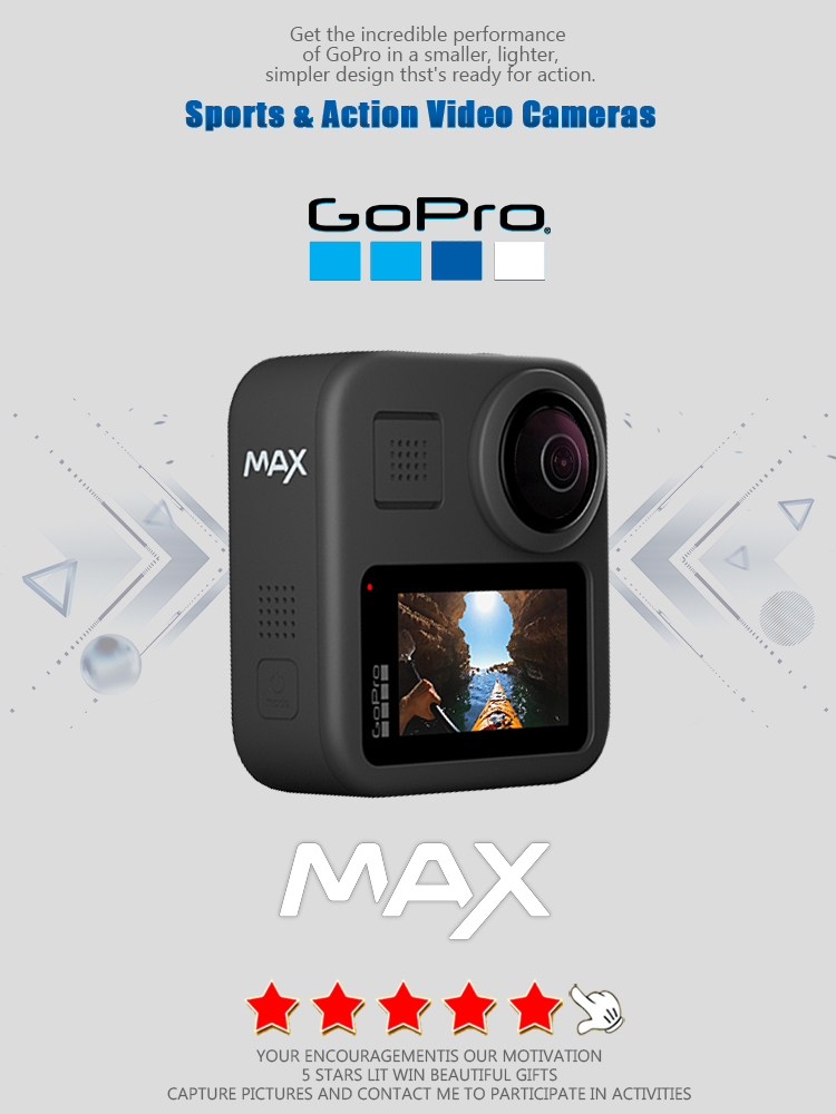 GoPro MAX 360 Action Camera wi - Outdoor Sport Live recension och pris
