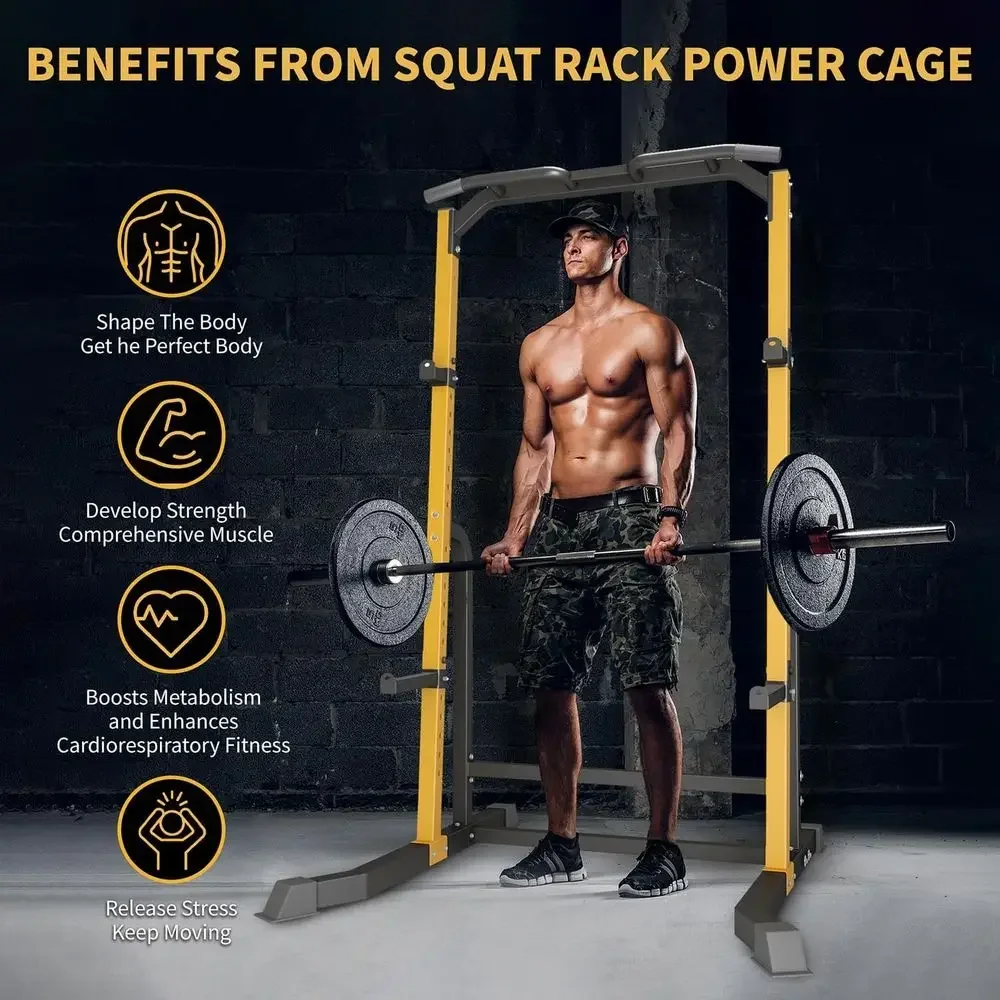 Home Gym Power Rack with Pull- - Gymnastic Bar Home recension och pris