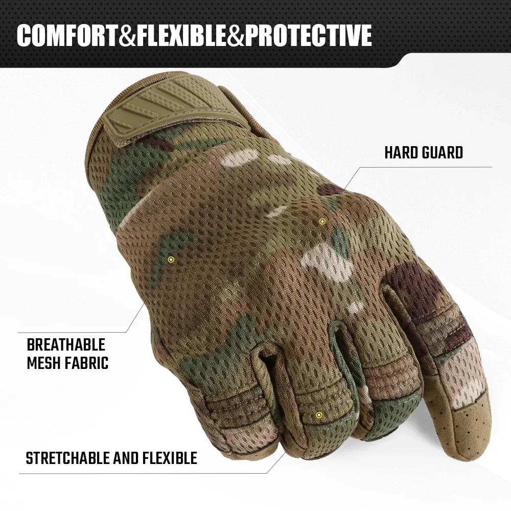 Camo Touch Screen Tactical Glo - Outdoor Sport Gloves recension och pris
