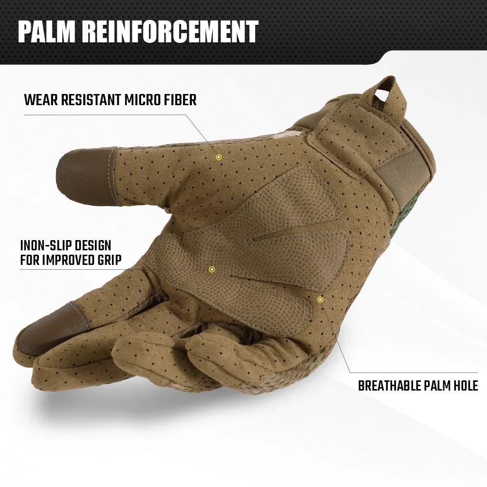 Camo Touch Screen Tactical Glo - Outdoor Sport Gloves recension och pris