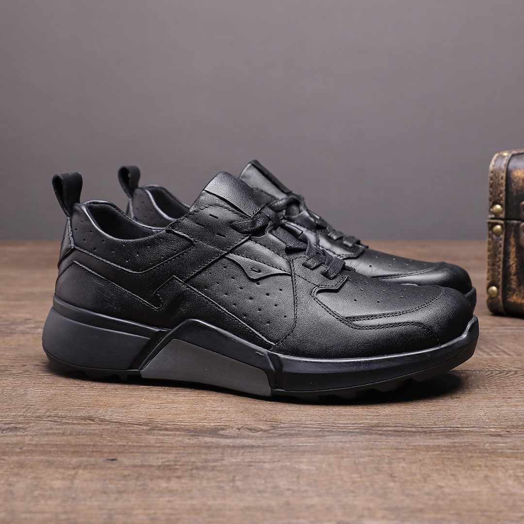Genuine Leather Shoes Men Tren - Outdoor Sport Outfit recension och pris