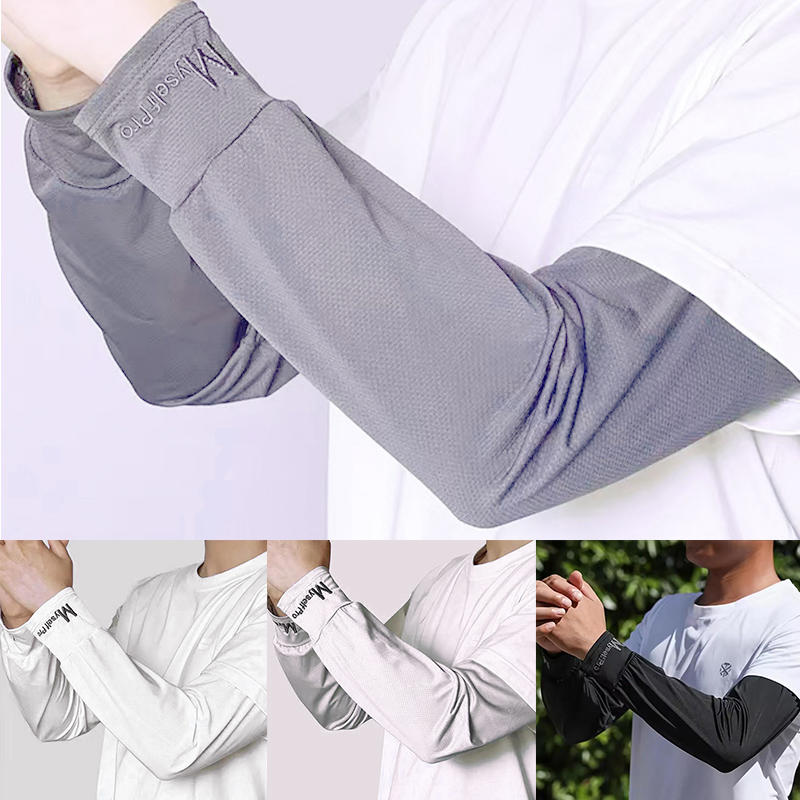 1Pair 2025 Summer Ice Silk Men - Outdoor Sport Gloves recension och pris