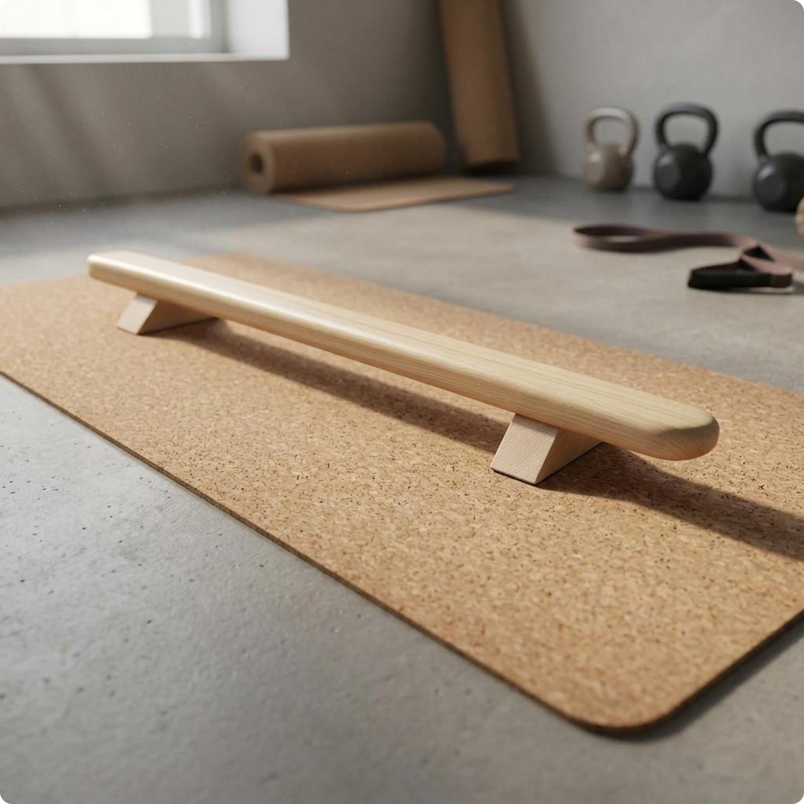 Wooden Gymnastics Bar with Rou - Gymnastic Bar Home recension och pris
