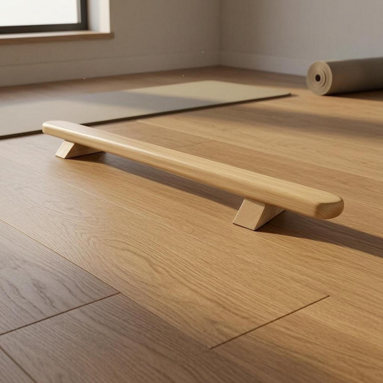 Wooden Gymnastics Bar with Rou - Gymnastic Bar Home recension och pris