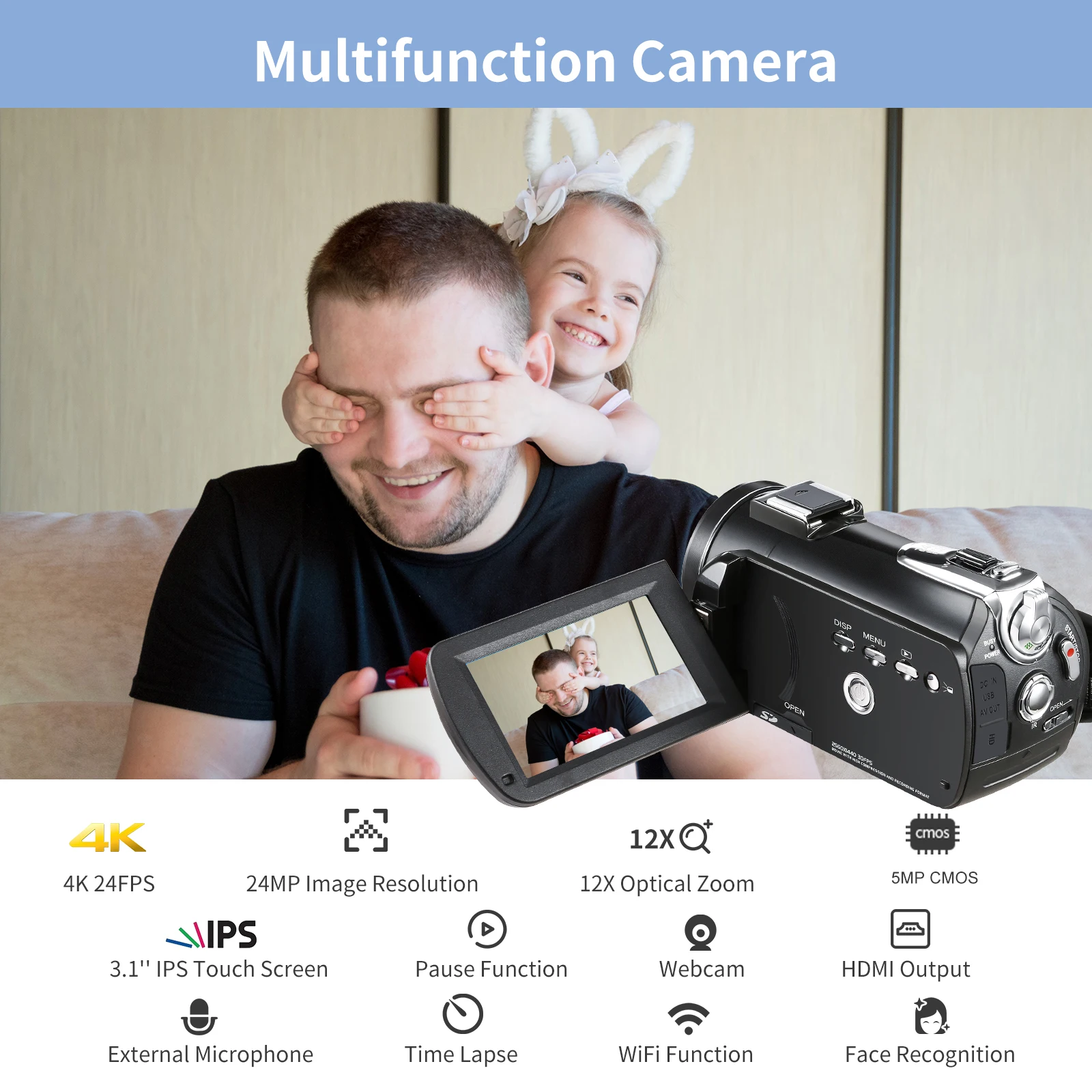 ApexTPVideo Camera 4K Professi - Outdoor Sport Live recension och pris