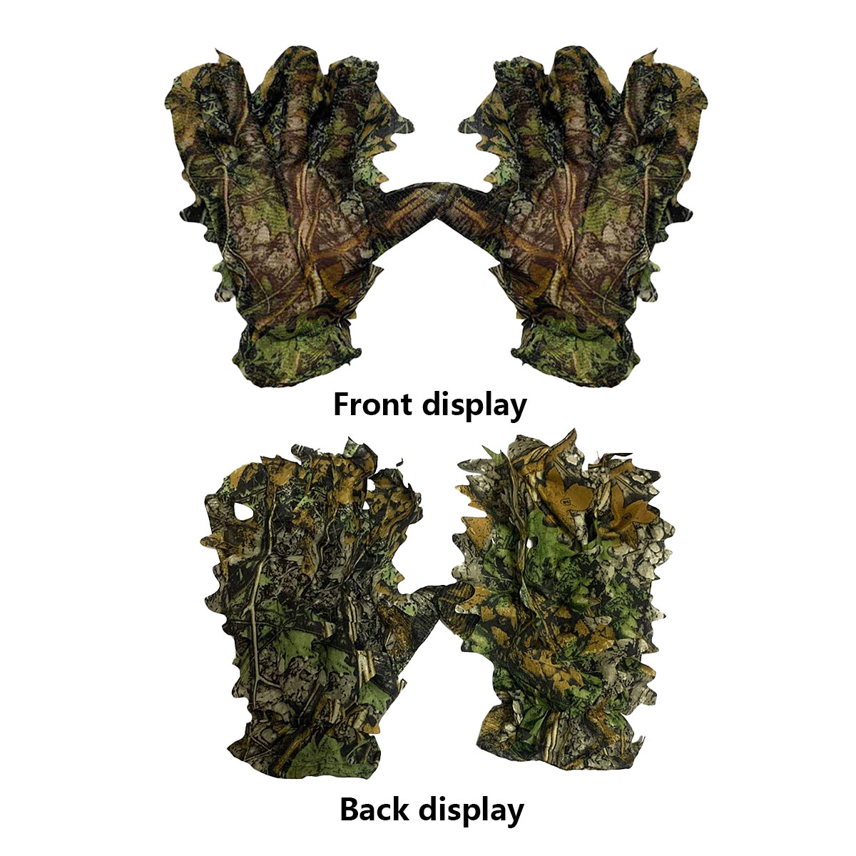 3D Camouflage Leaf Hunting Glo - Outdoor Sport Gloves recension och pris